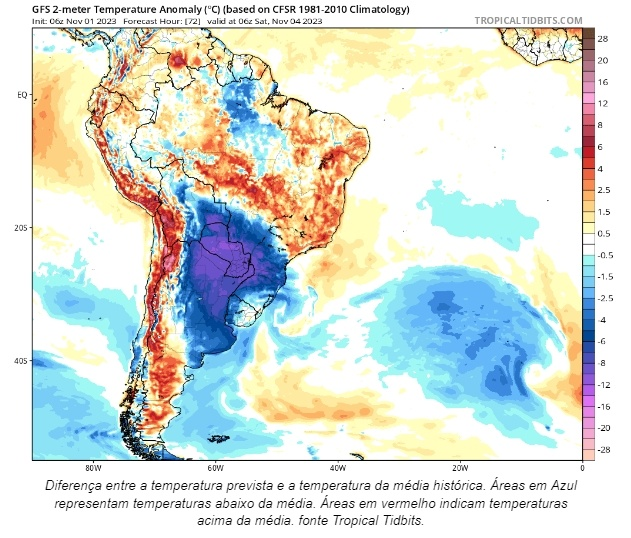 Forte ciclone deve atingir o Sul do Brasil
