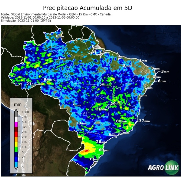 Forte ciclone deve atingir o Sul do Brasil