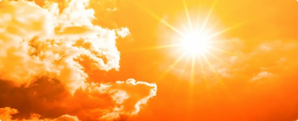 Mudanças no tempo e retorno do calor