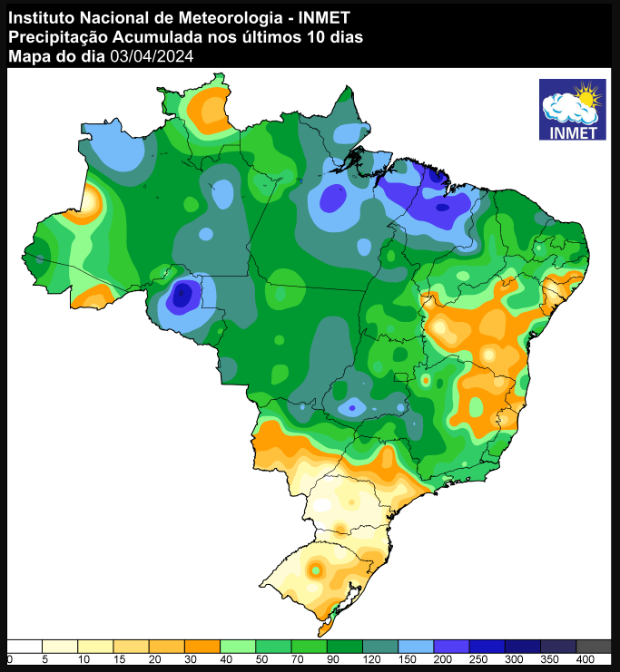 Alerta no Sul do Brasil: Chuvas intensas e risco de granizo